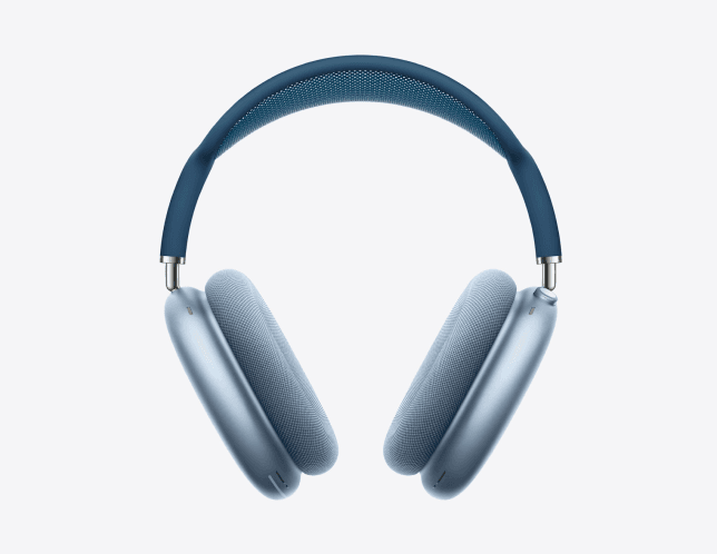 blue airpod